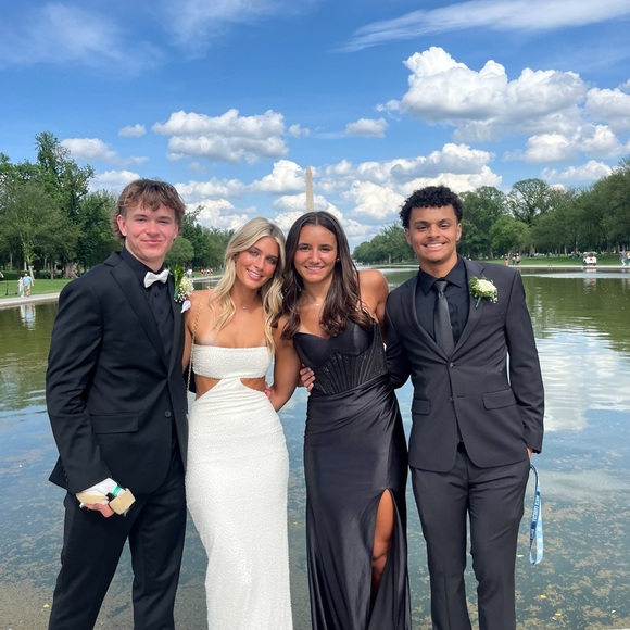 Oh Polly White Strapless Bodycon Maxi Dress - Picture 5 of 6